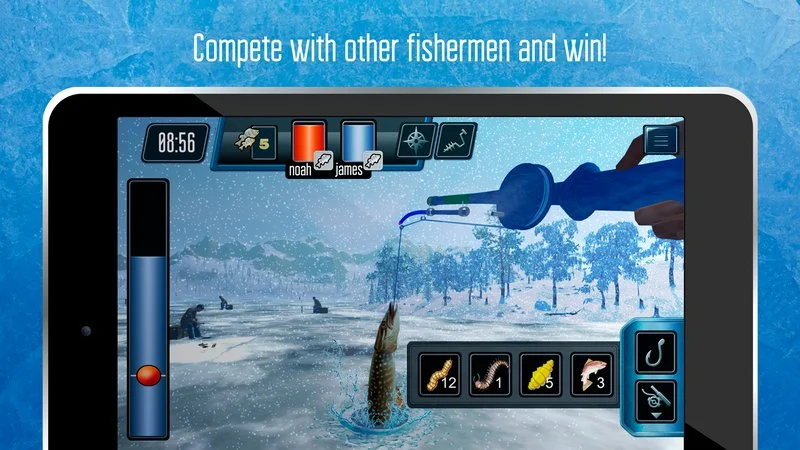 What makes the UK Ice Fishing Casino stand out from other slot games?